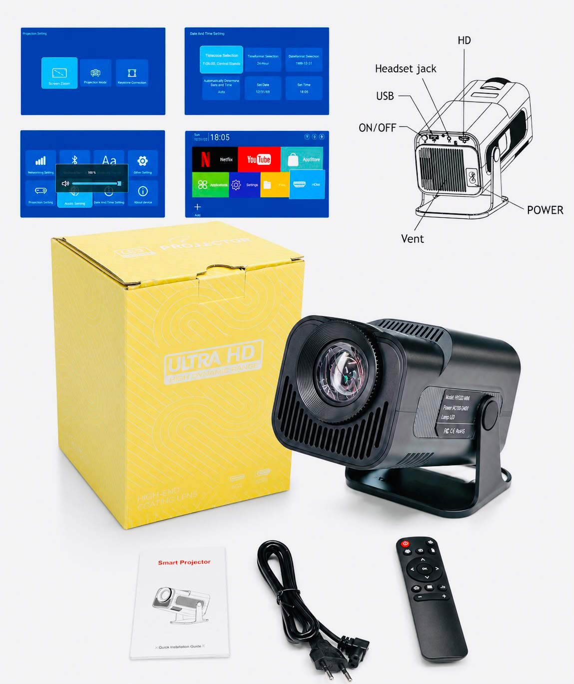 projector  HY320 mini